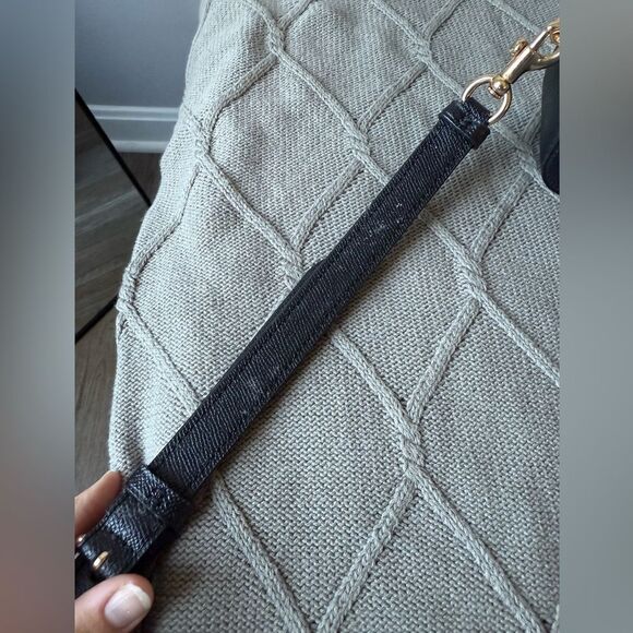 Coach Serena Satchel Crossbody Bag Top Handle Saffiano Leather Black 1589 Small - Picture 8 of 16